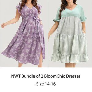 NWT BloomChic Dresses - Lilac Purple & Mint Green